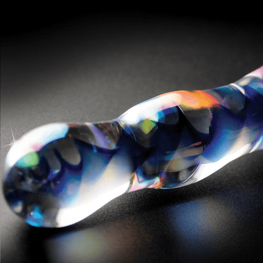 Dildo In Vetro Soffiato A Mano ICICLES NUMERO 8