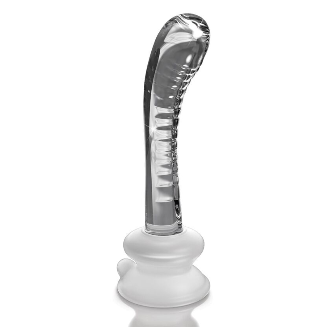 Dildo In Vetro Soffiato A Mano Con Ventosa NUMERO 88