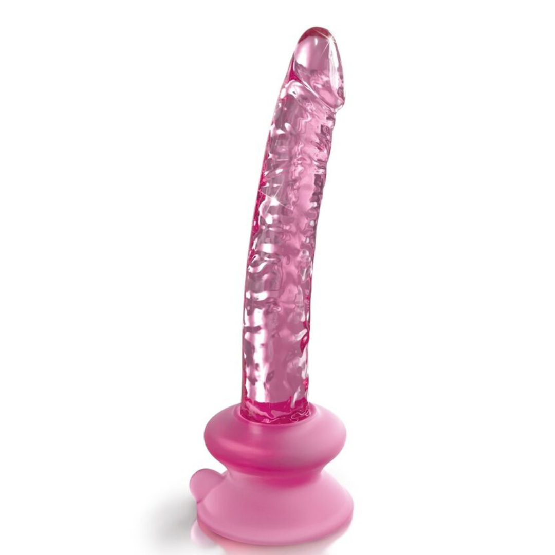 Dildo In Vetro Soffiato A Mano Con Ventosa NUMERO 86