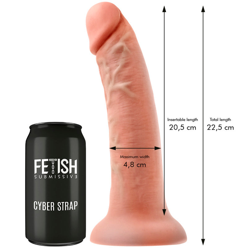 Strap on dildo vibrante con orologio wireless