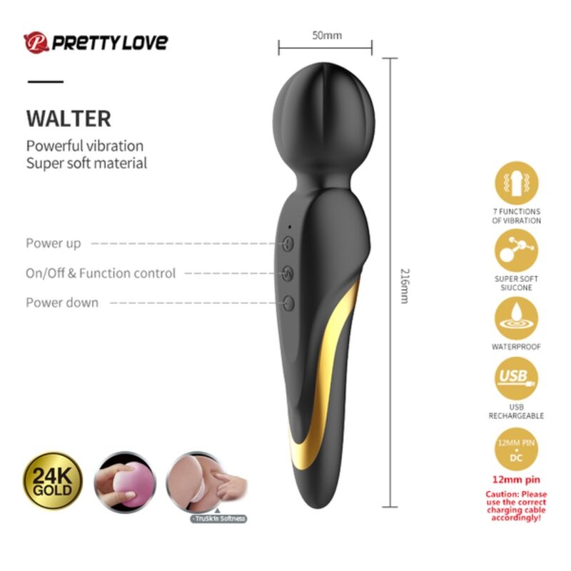 Regalo Luxury 12 Sex Toys Placcati In Oro