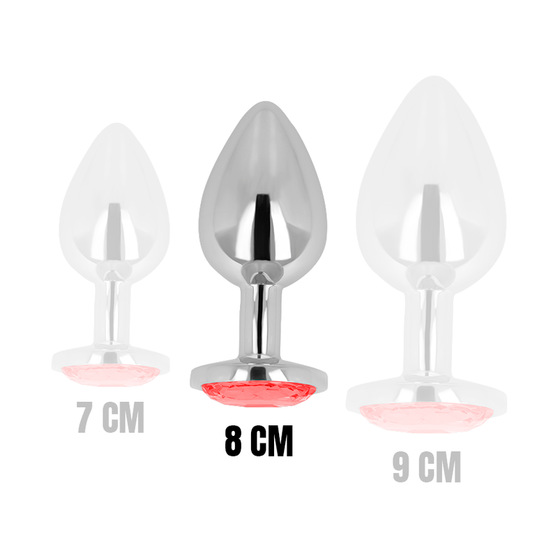 Plug anale in acciaio inossidabile, diamante esterno gioiello in 3 colori