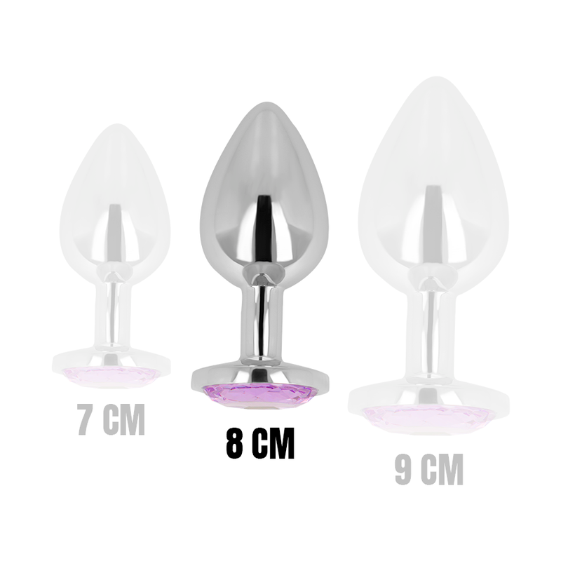 Plug anale in acciaio inossidabile, diamante esterno gioiello in 3 colori
