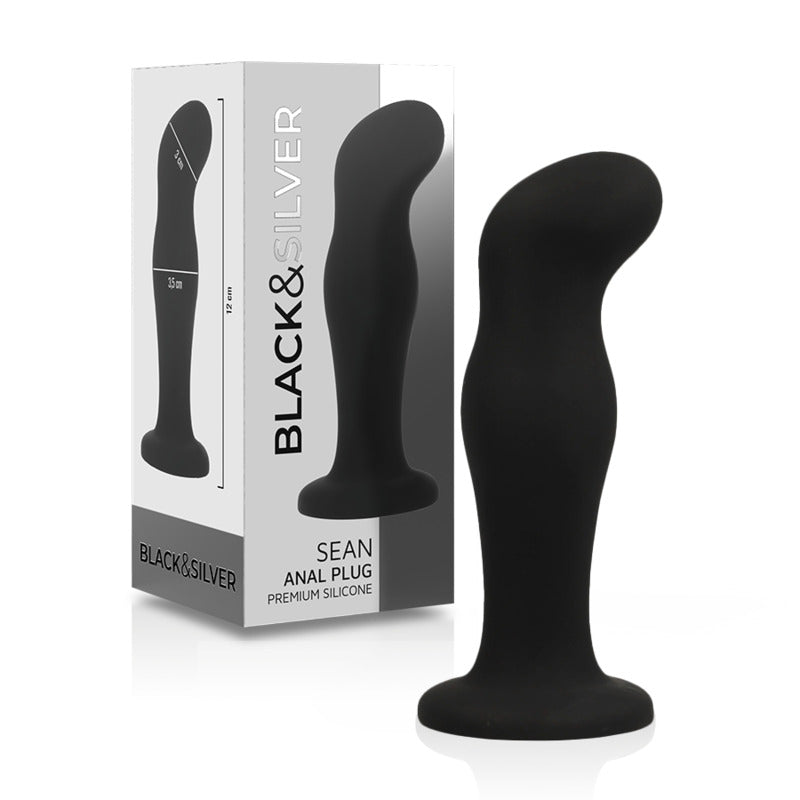 Sean Plug Anale Premium in silicone nero