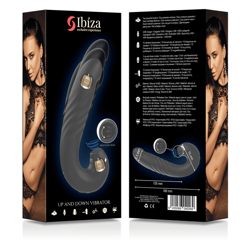 Vibratore Succhiaclitoride Up&Down | Ibiza