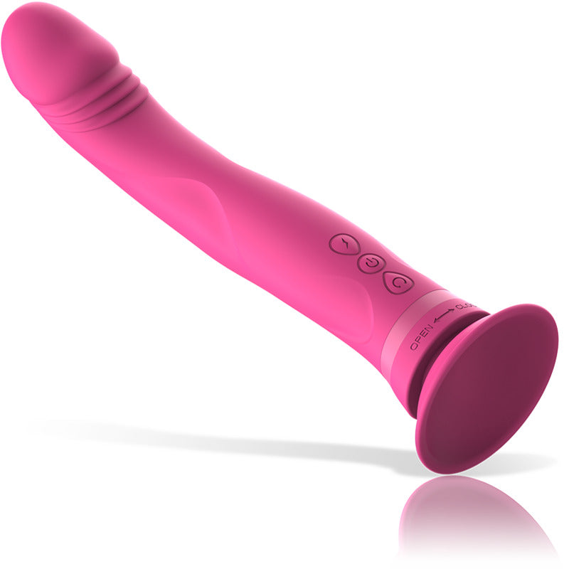 Michelangelo Dildo Vibratore In Silicone Rosa