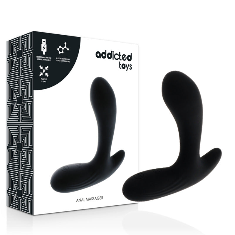Massagiatore Vibratore Anale Nero