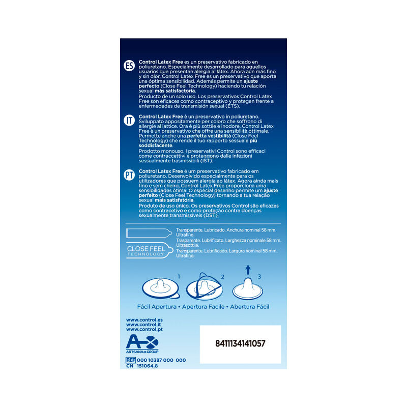 Latex Free Ultra Sottile | 5 pz