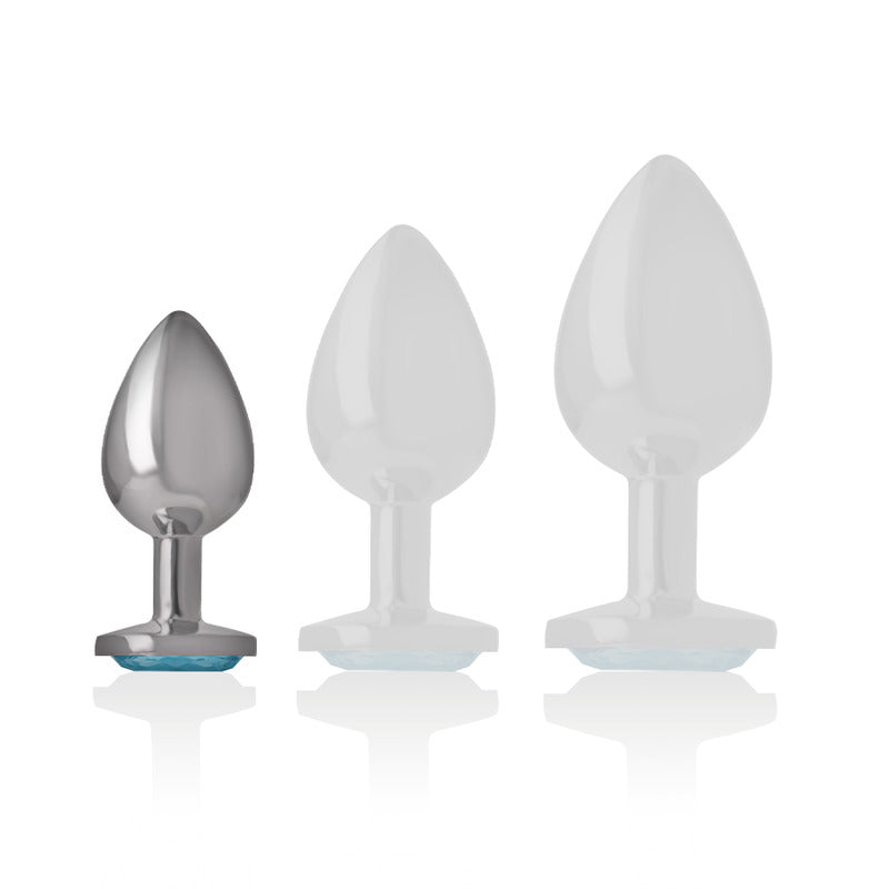 Plug Anale Cuore Azzurro S