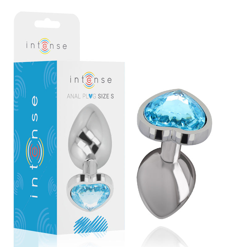 Plug Anale Cuore Azzurro S