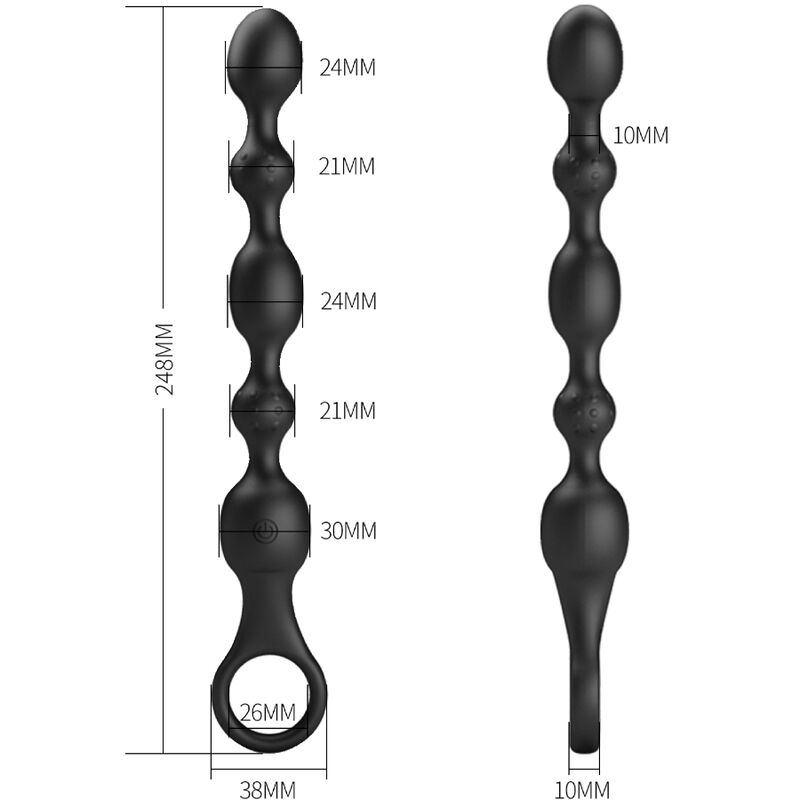 Palline Anali Vibranti In Silicone Ricaricabili