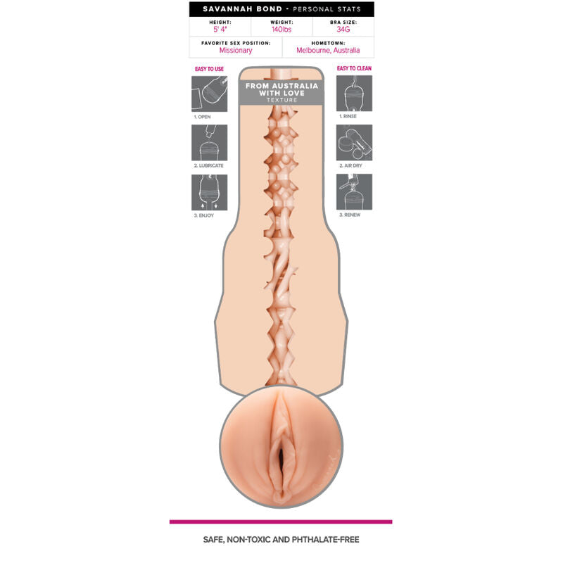 Masturbatore Vagina Savannah Bond