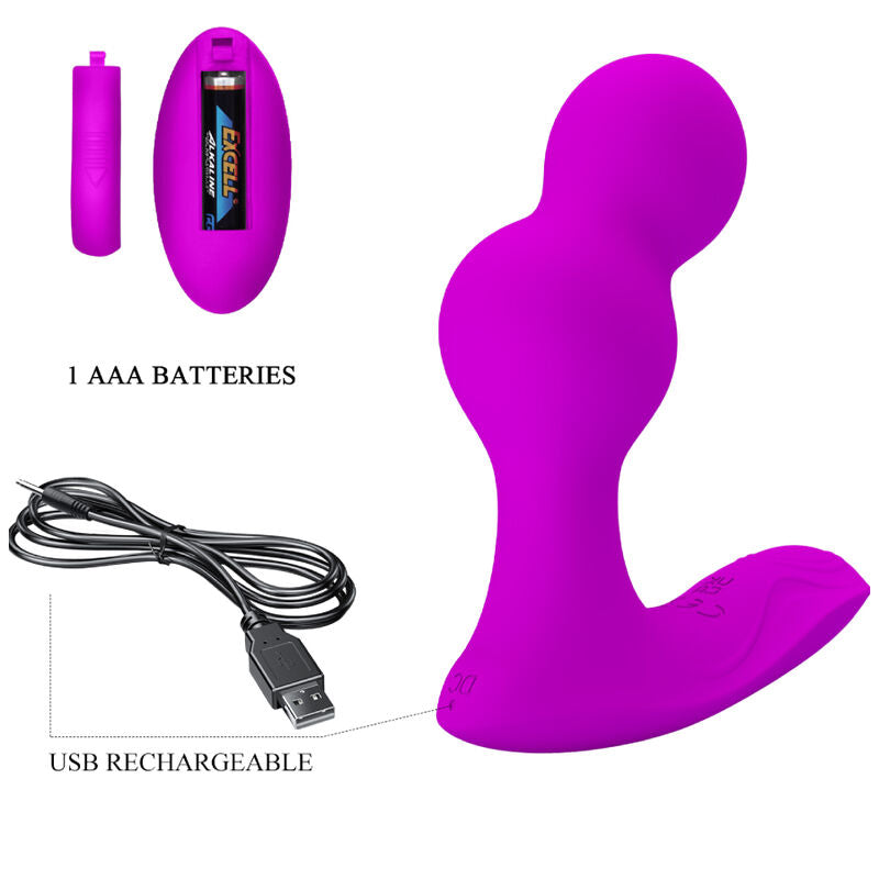 Vibratore Massagiatore Anale Terrance Con Telecomando