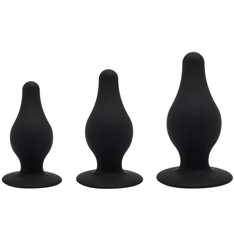 Kit Plug Anale in Silicone Premium S/M/L