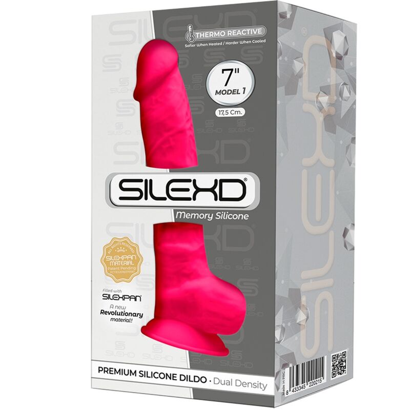 Dildo Realistico Premium Fucsia 17,5 cm