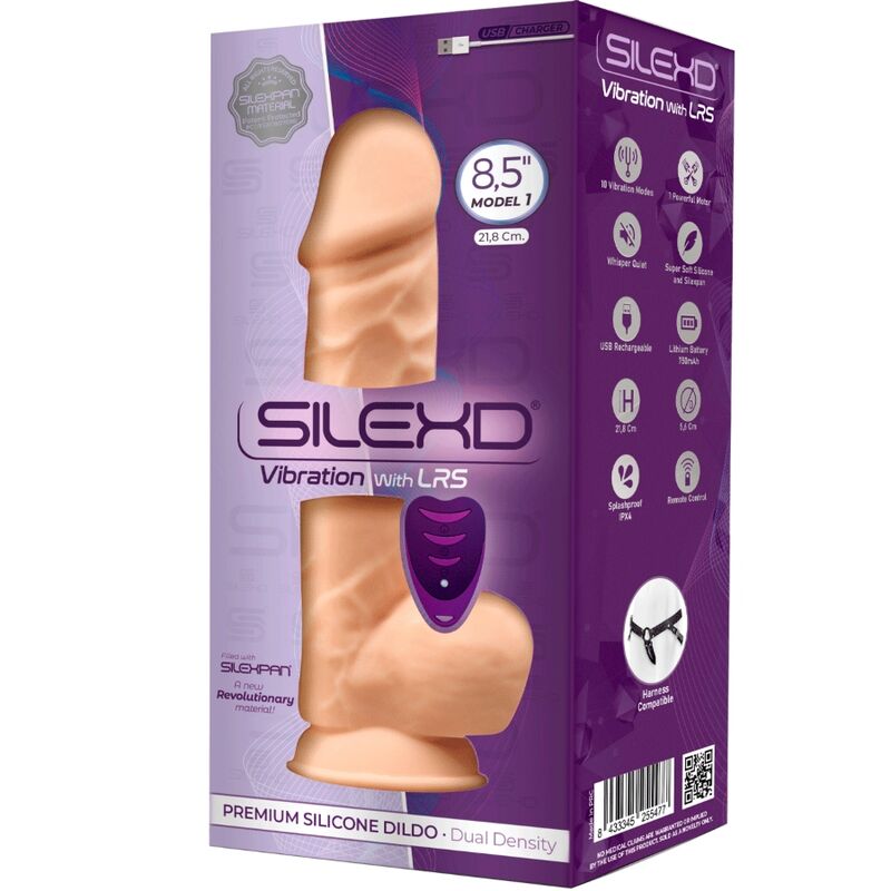 Dildo Vibrante in Silicone Premium 21,8 cm con Telecomando