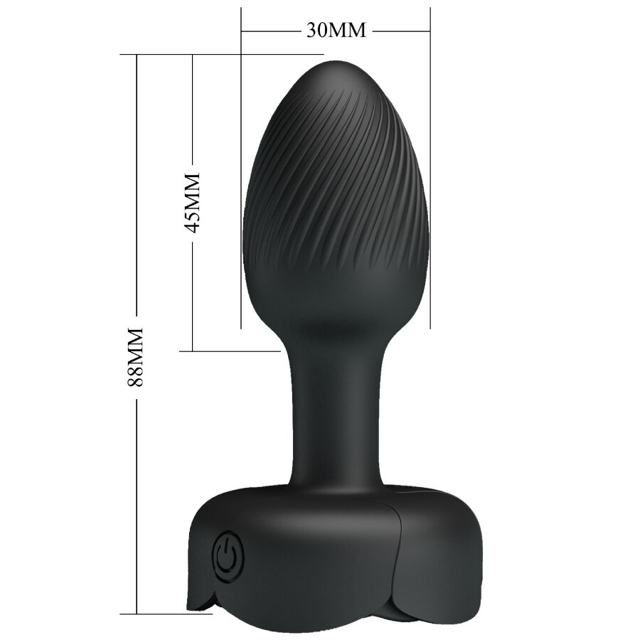 Plug Anale con LED Multicolore e Vibrazioni