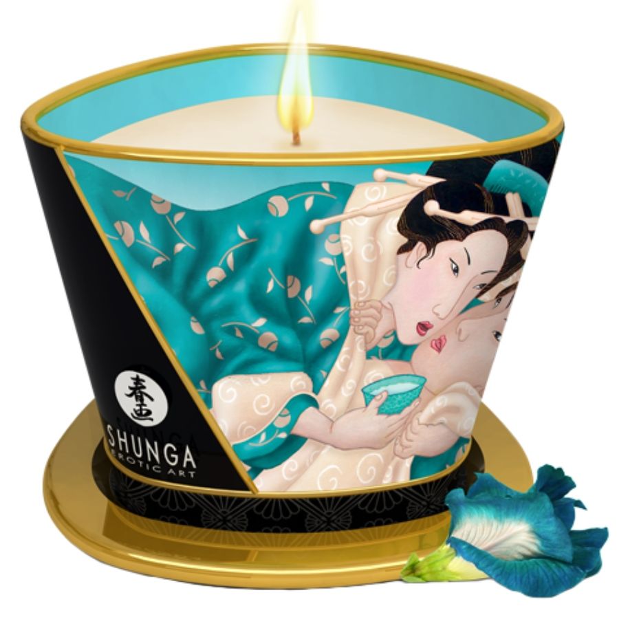 Candela da Massaggio Shunga | Isola fiorita (170 ml)