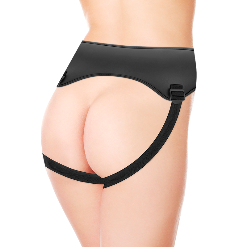 CYBERSILICOCK Harness Universale con Dildo in Silicone e 3 Anelli