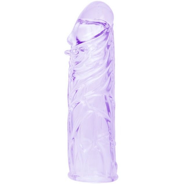 Guaina per il pene con texture realistica 13 cm