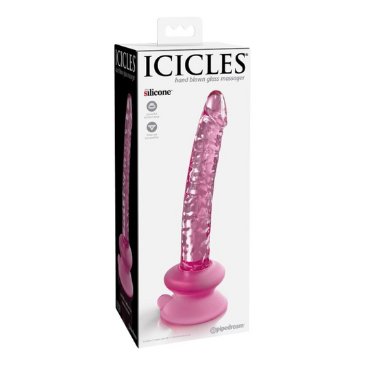 Dildo In Vetro Soffiato A Mano Con Ventosa NUMERO 86
