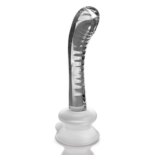 Dildo In Vetro Soffiato A Mano Con Ventosa NUMERO 88