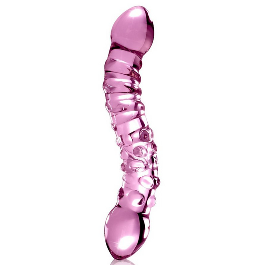 Dildo In Vetro Soffiato A Mano ICICLES NUMERO 55