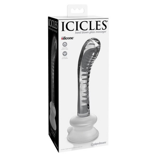 Dildo In Vetro Soffiato A Mano Con Ventosa NUMERO 88