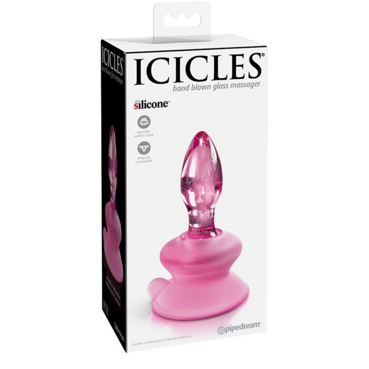 Plug Anale In Vetro Soffiato A Mano ICICLES NUMERO 90