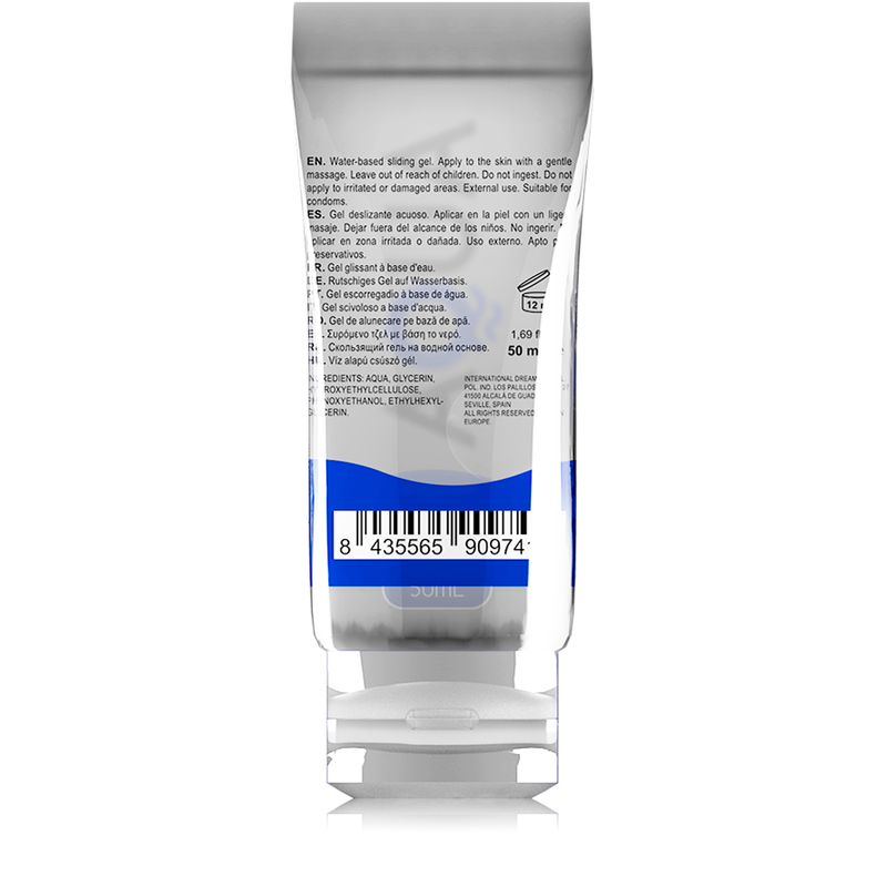 Lubrificante a base d'acqua inodore, trasparente e naturale