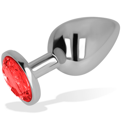 Plug anale in acciaio inossidabile, diamante esterno gioiello in 3 colori
