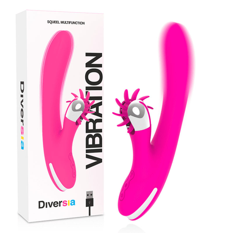 Vibratore Rabbit SQUEEL Rosa