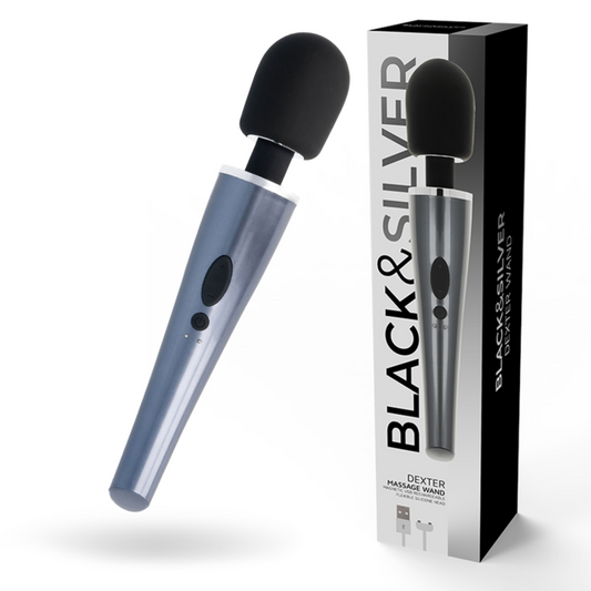 Wand Massager Dexter - BLACK&SILVER™