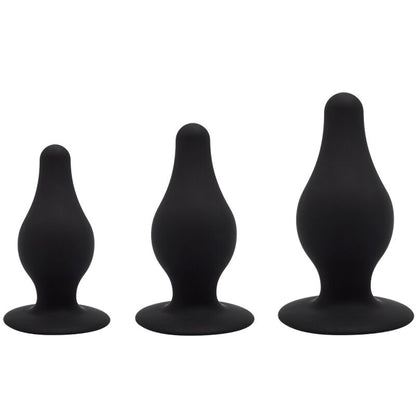 Kit Plug Anale in Silicone Premium S/M/L
