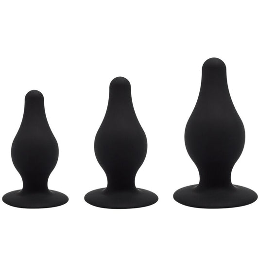 Kit Plug Anale in Silicone Premium S/M/L