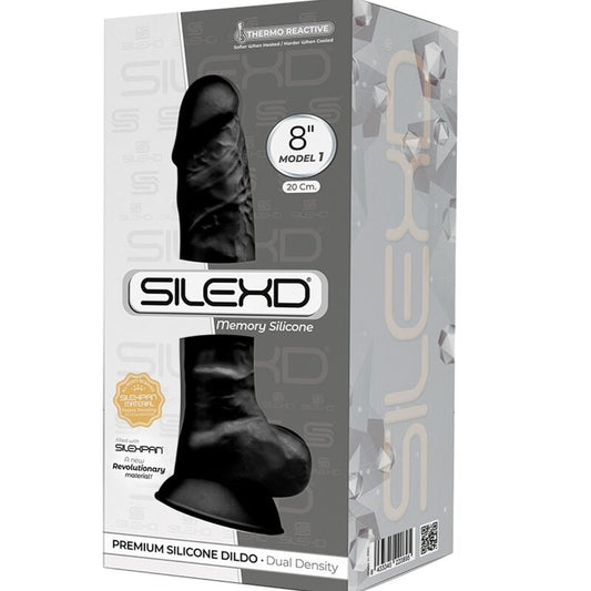 Dildo Realistico Premium Nero 20 cm