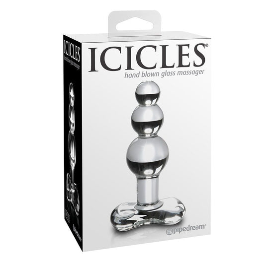 Plug Anale In Vetro Soffiato A Mano ICICLES NUMERO 47