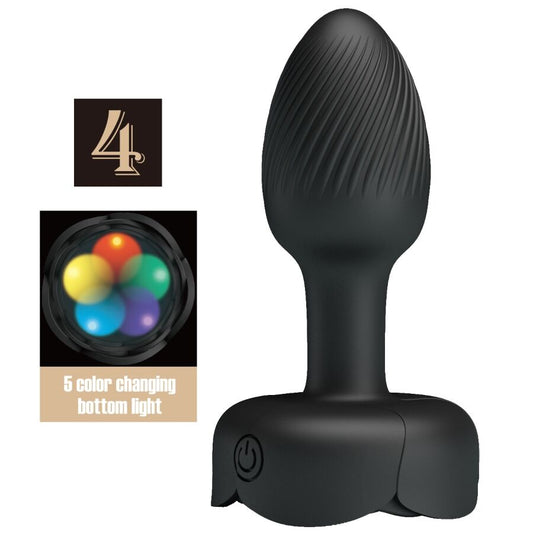 Plug Anale con LED Multicolore e Vibrazioni