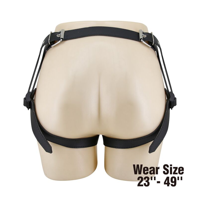 Universal Strap-On Harness Briefs Nero e Blu