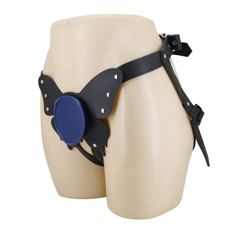 Universal Strap-On Harness Briefs Nero e Blu