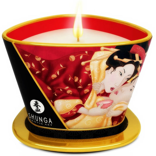 Candela da Massaggio Shunga | Spumante alla fragola (170 ml)