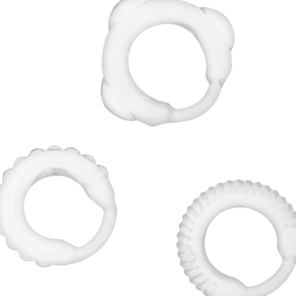 Set 3 Anelli Trasparenti