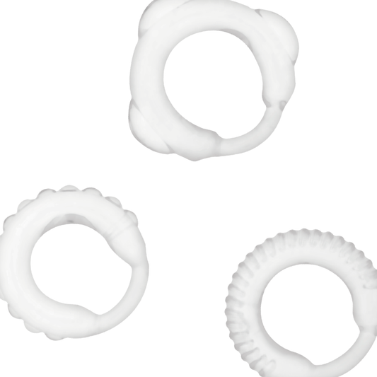 Set 3 Anelli Trasparenti