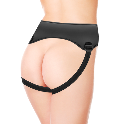 CYBERSILICOCK Harness Universale con Dildo in Silicone e 3 Anelli