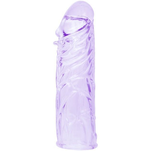 Guaina per il pene con texture realistica 13 cm